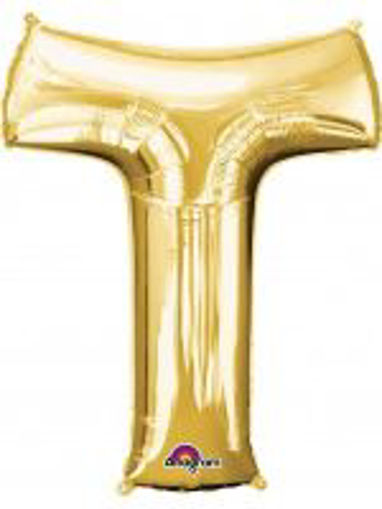 Picture of GOLD LETTER T 16 INCH